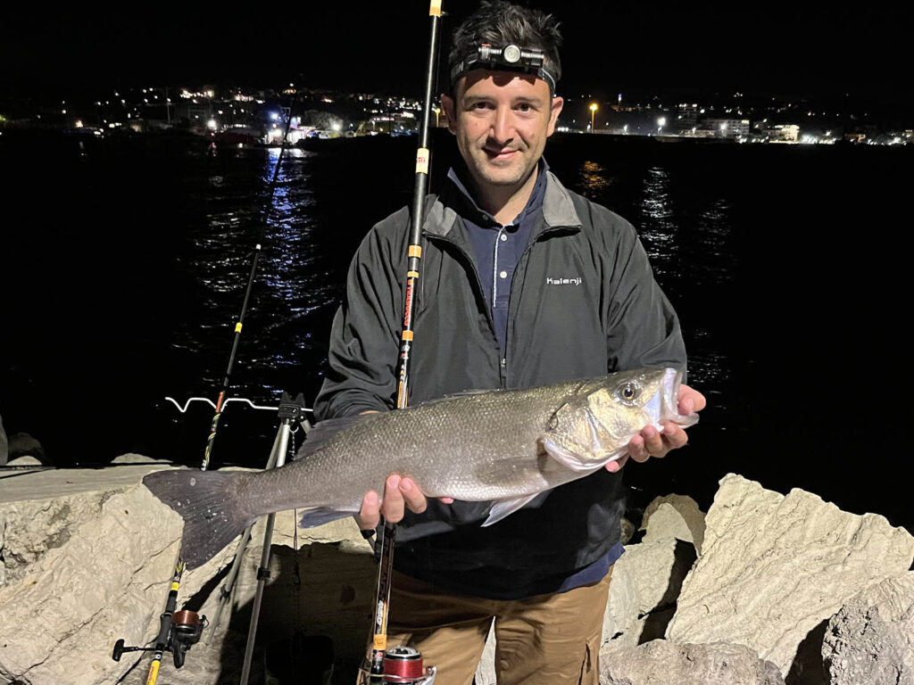 pesca a fondo in mare