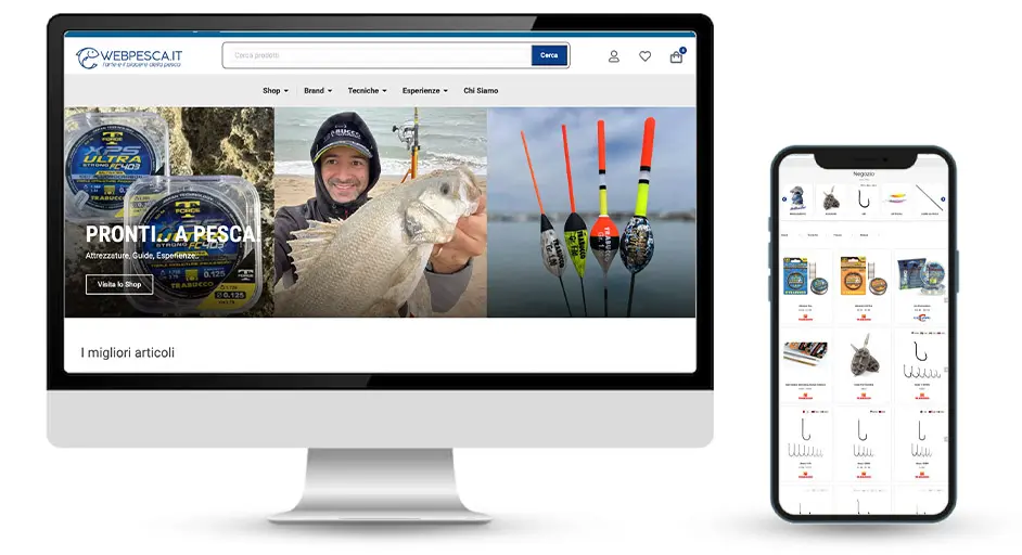 negozio di pesca on-line webpesca