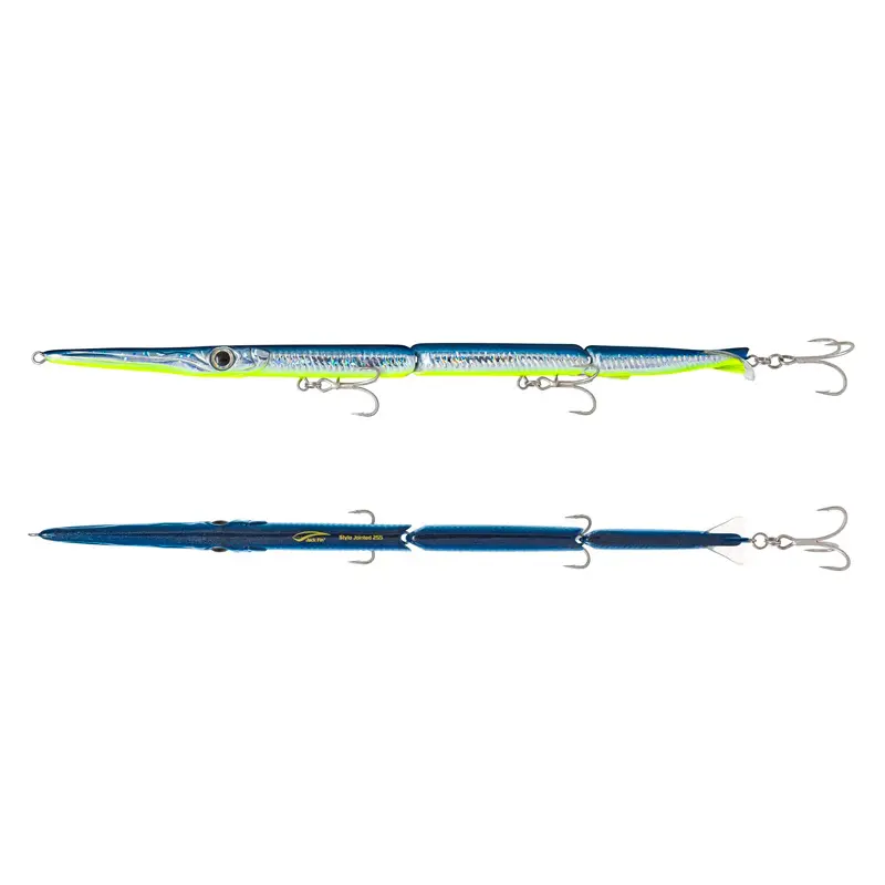 Artificiale Pencil Bait Jiack Fin Stylo 255 Jointed Acid Blue