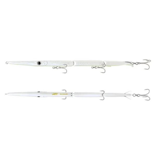 Artificiale Pencil Bait Jiack Fin Stylo 255 Jointed White Glow Belly