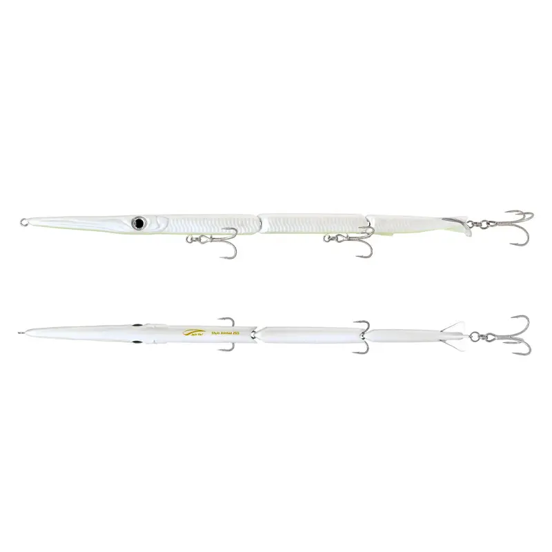 Artificiale Pencil Bait Jiack Fin Stylo 255 Jointed White Glow Belly